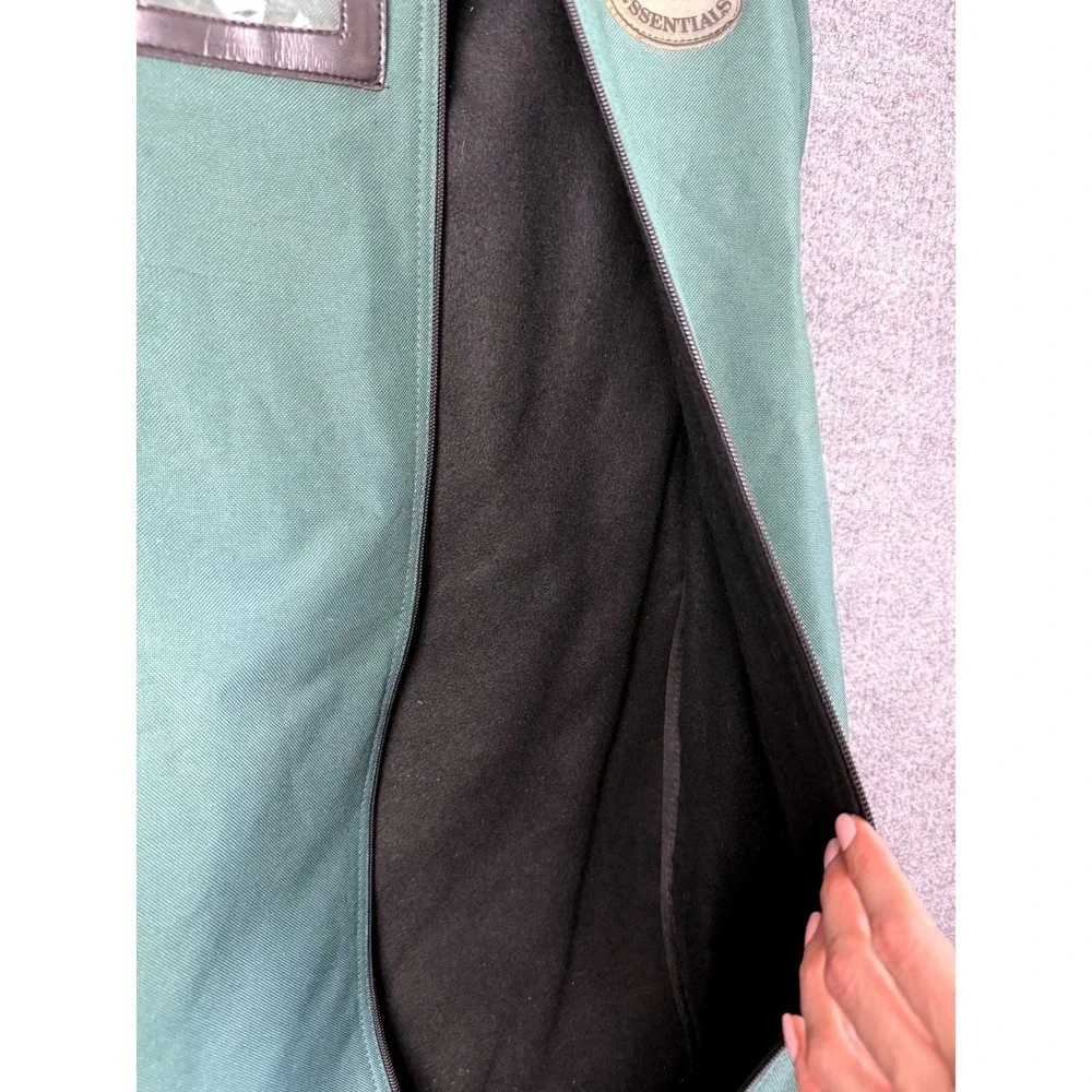 Equi-Essentials Equestrian BRIDLE BAG Green Canvas Horse Show Gear Carrier Luxe